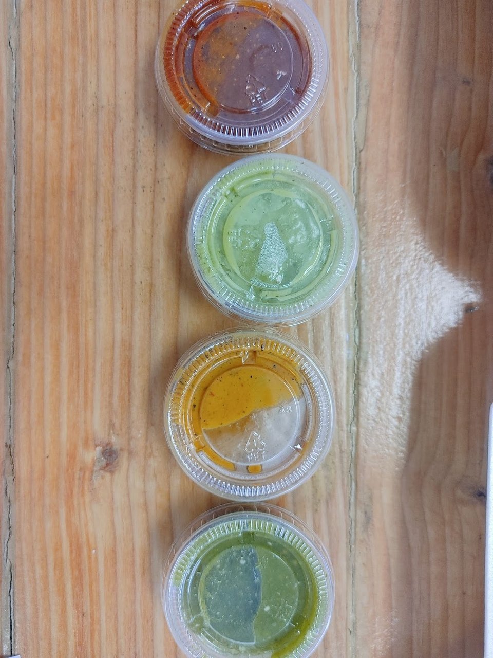 Taco restaurant menu with dessert choices.